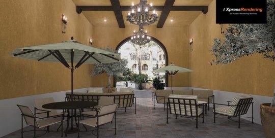 3d exterior rendering