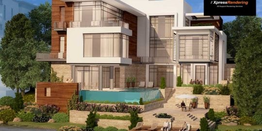 3d exterior rendering