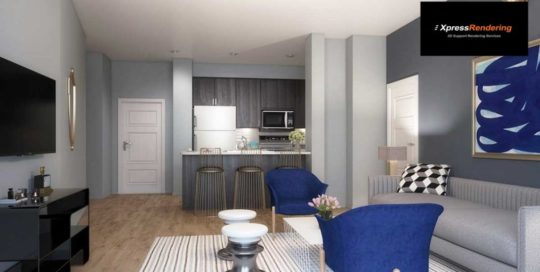 3d interior rendering