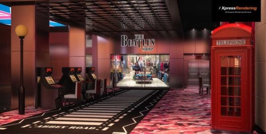 3d interior rendering