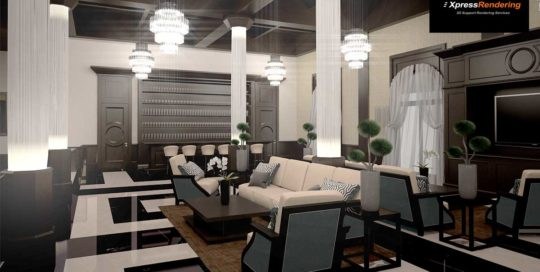 3d interior rendering