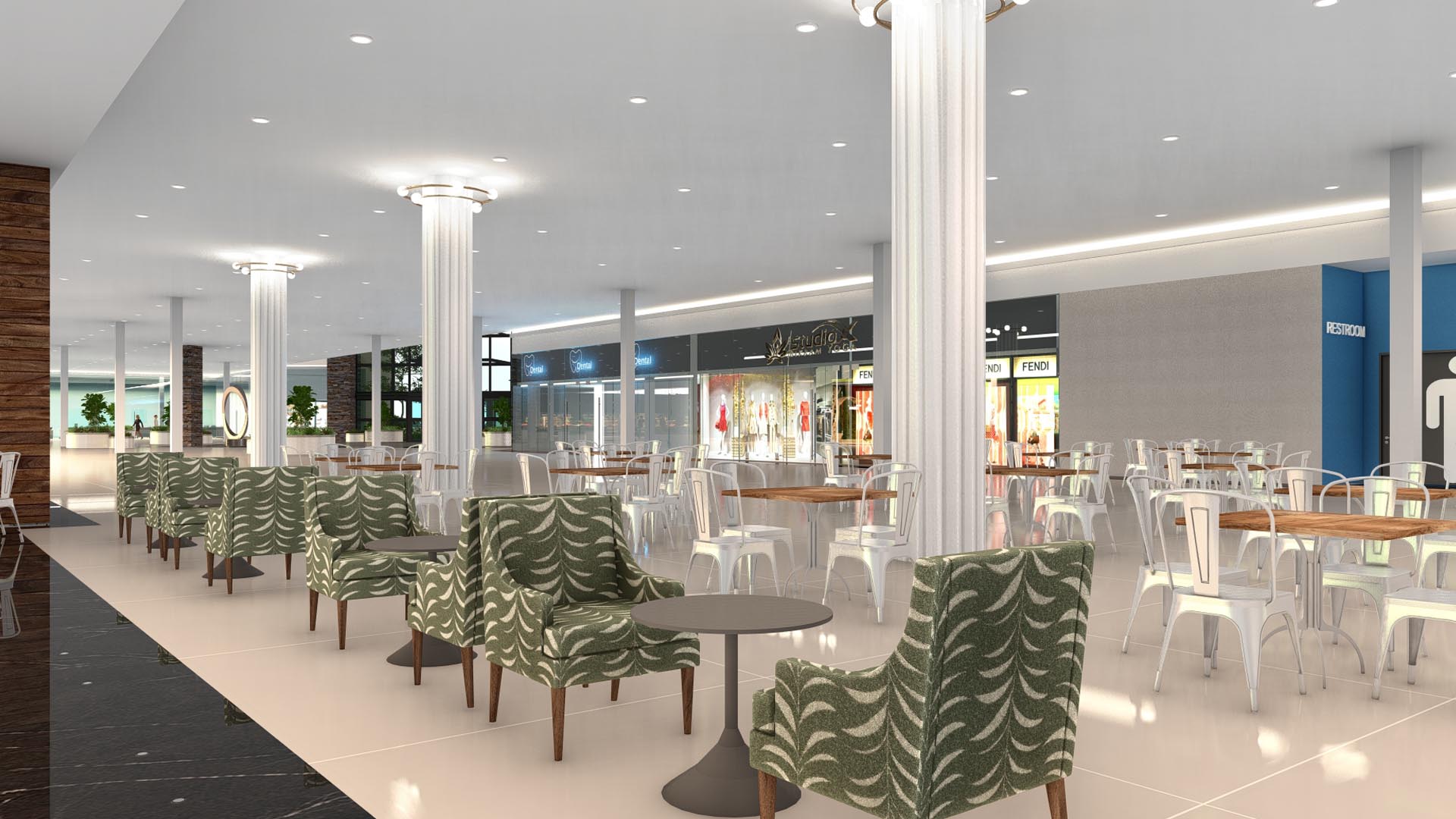 3D Render Interior TC Compassion Center 3