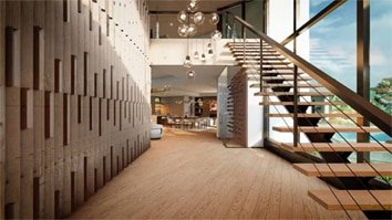 d1 Modern home interior rendering