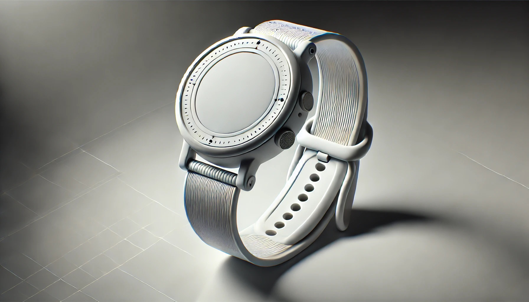 Digital model of a smart watch created through object modeling to reduce prototyping costs.