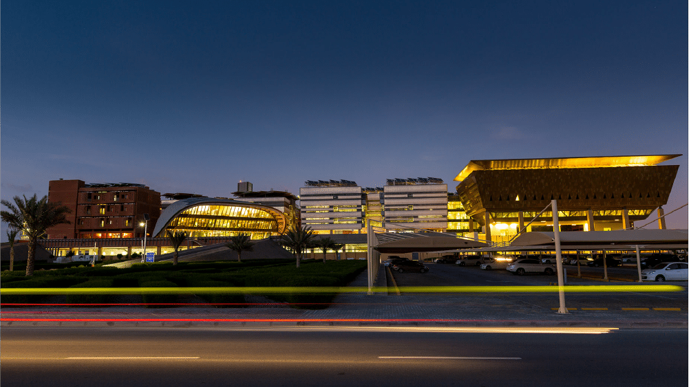 Masdar City night view