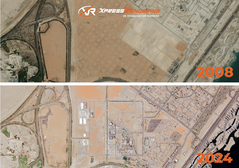 Masdar City - Before and After