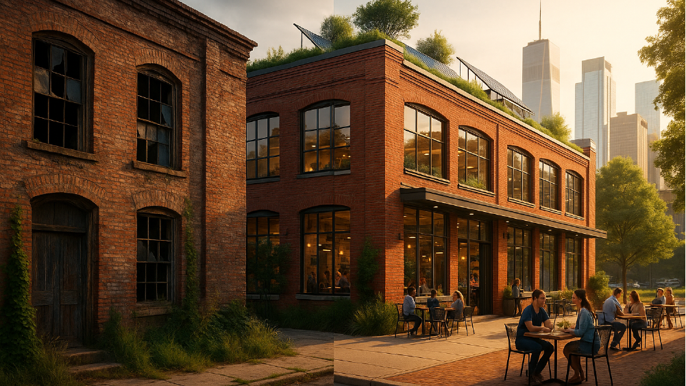 Adaptive reuse example building