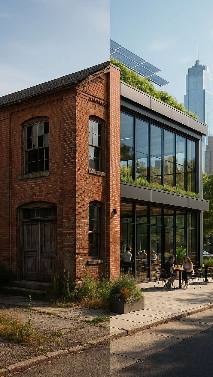 Adaptive reuse example building