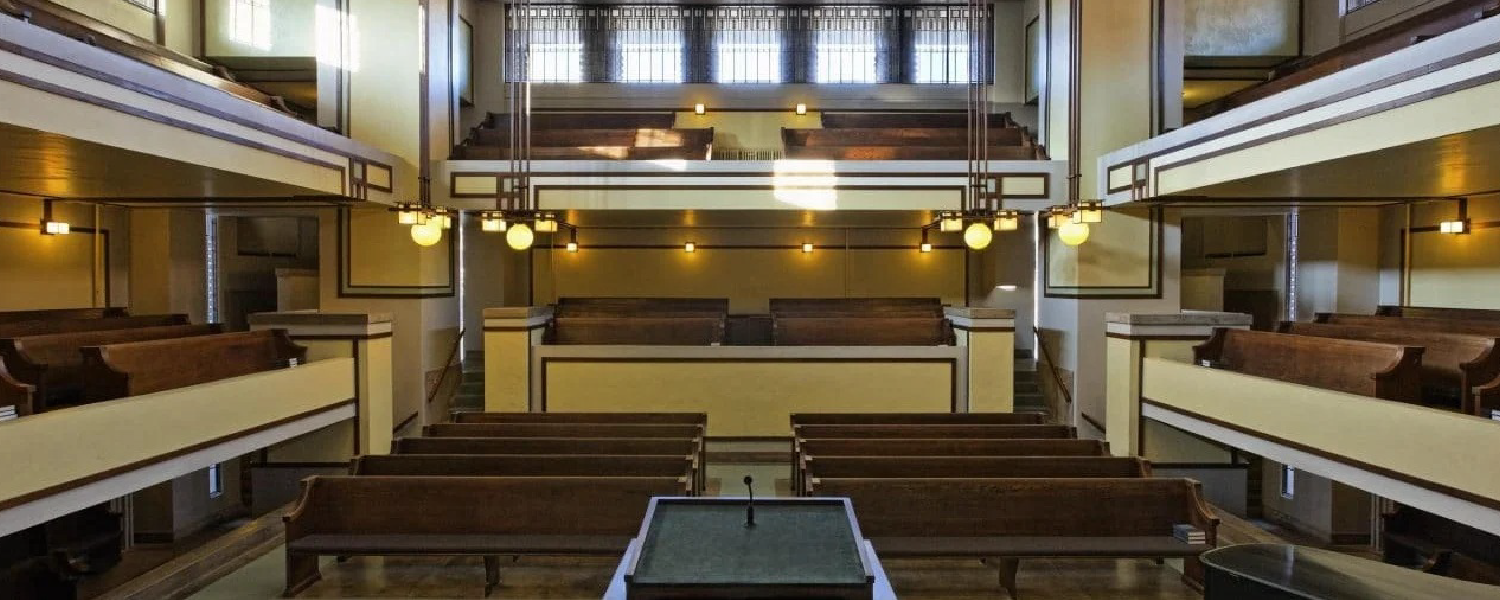 Unity Temple - Oak Park, Illinois - Frank Lloyd