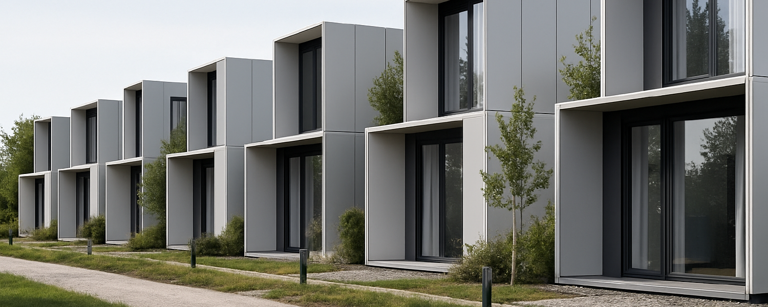 Home built using Modular construction
