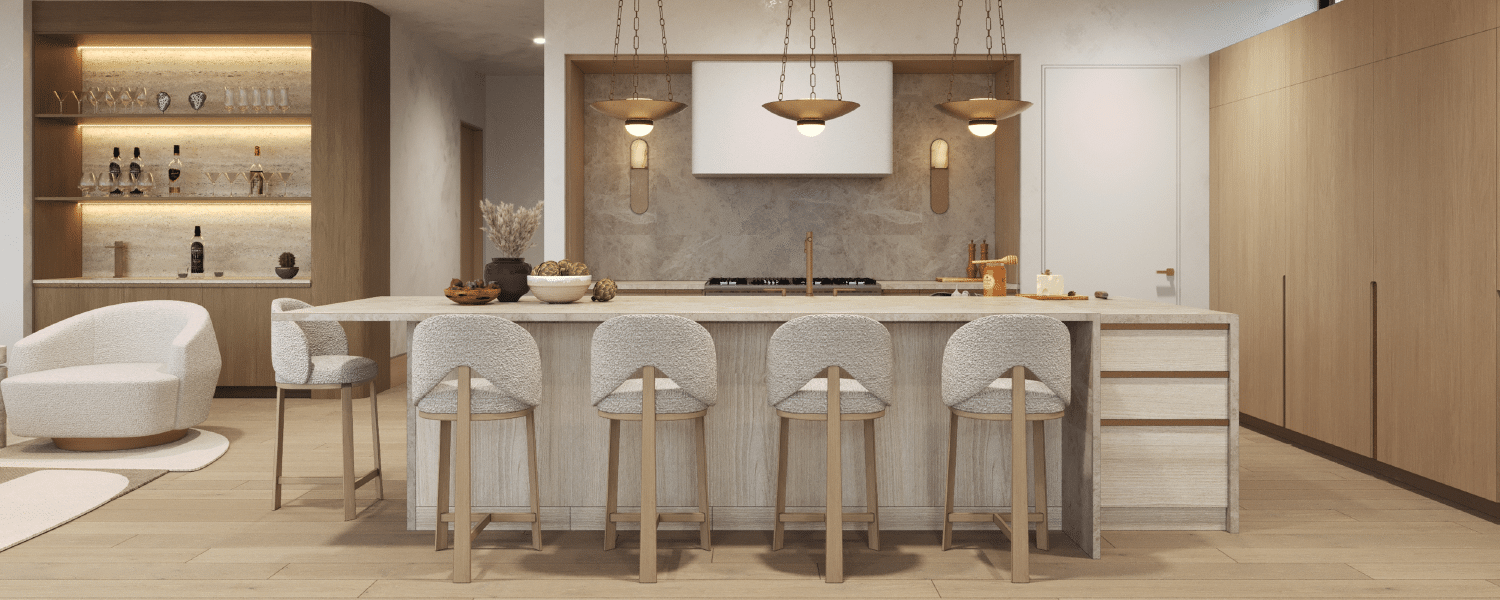 3D Interior Design for Home Renovations - Modern Kitchen Design