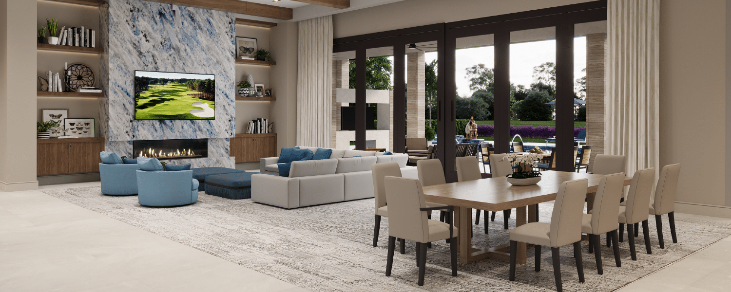 3D Interior Design for Home Renovations - Modern Livingroom design