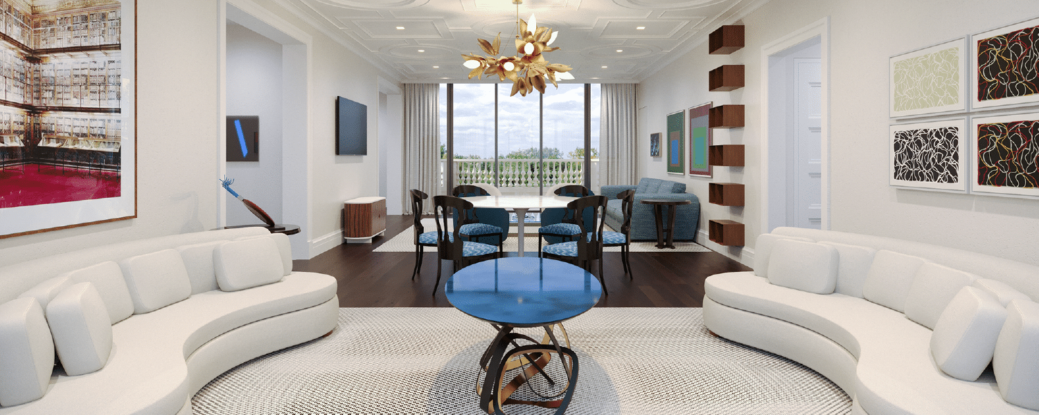 3D Interior Design for Home Renovations - Moden and minimalist livingroom design