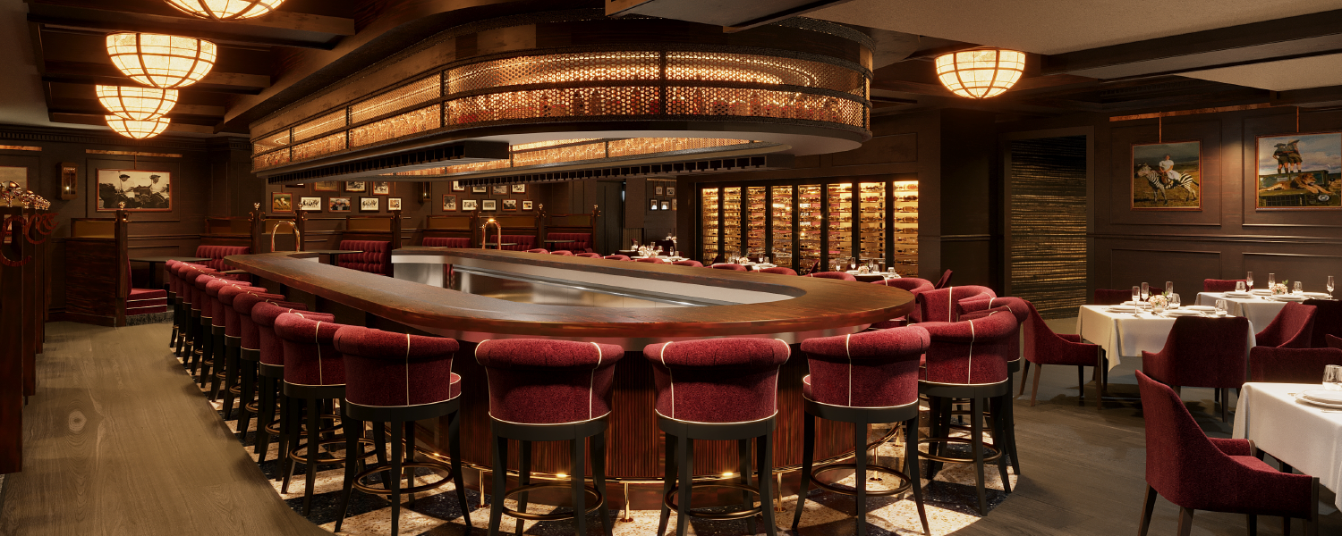 Restaurant Interior 3D Rendering