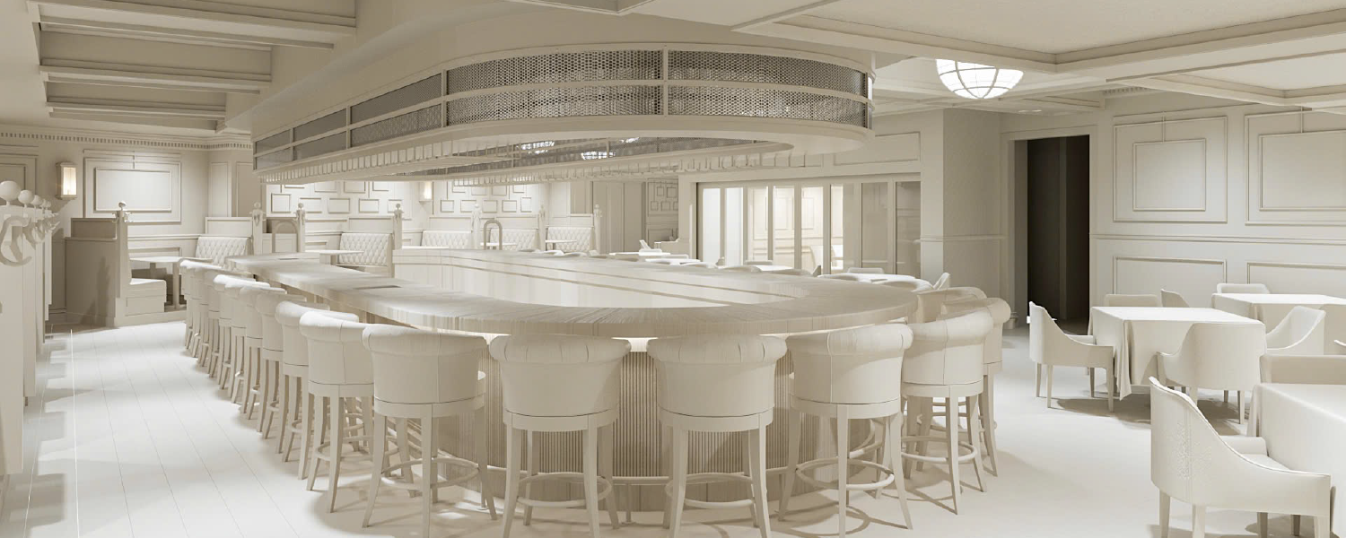 Restaurant Interior 3D Modeling