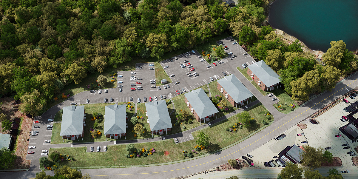 3D Aerial Rendering 207 Aerial View Rendering Services