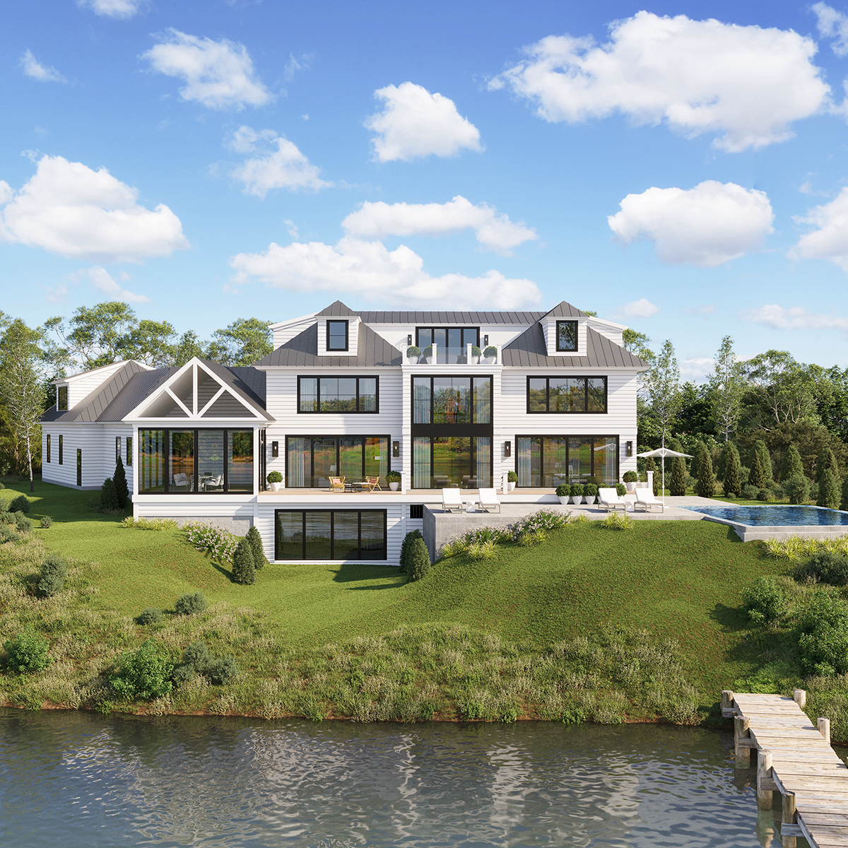 3D Aerial Rendering 214 Aerial View Rendering Services