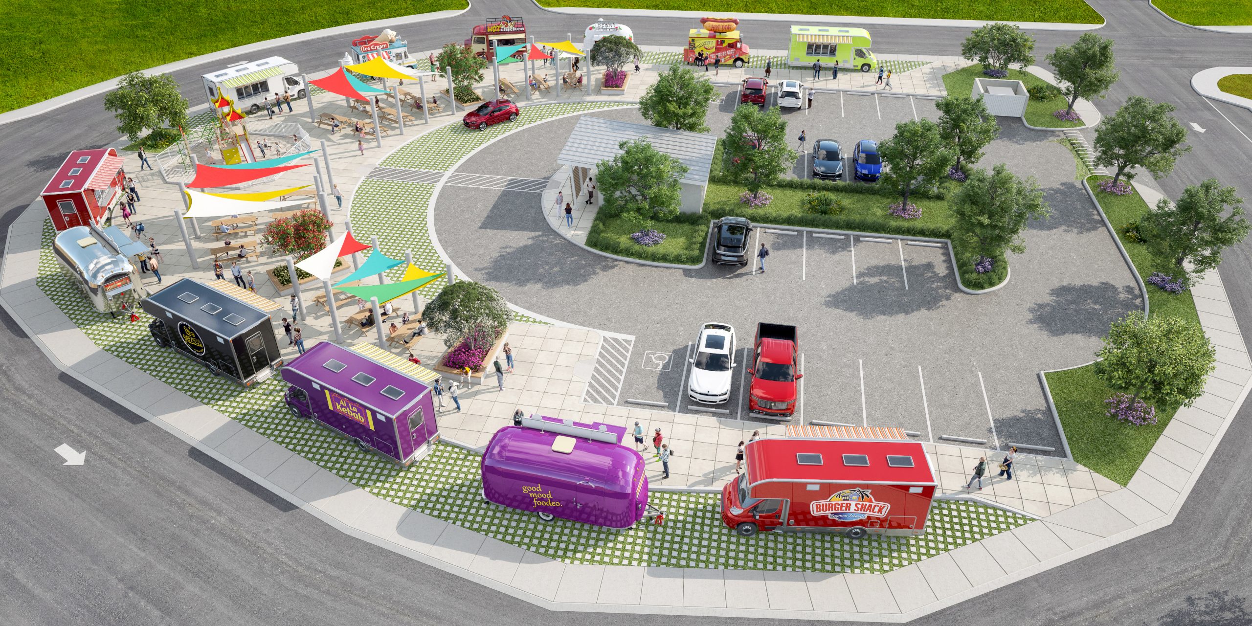 3D Rendering 699-Final Aerial View Rendering Services