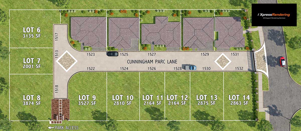 2D site plan top view 20