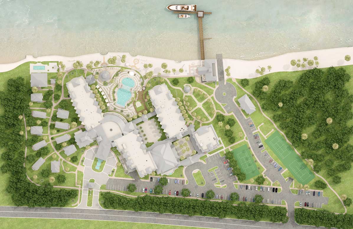 3D Site plan top view 03