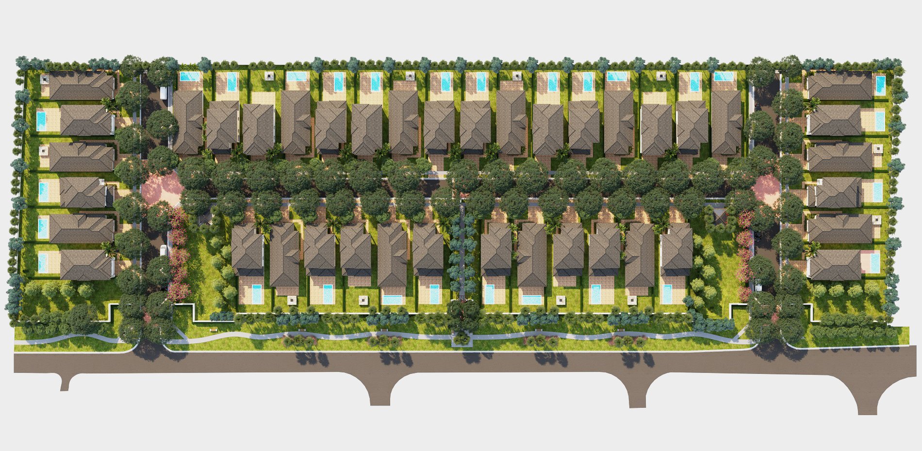 3D site plan top view 05