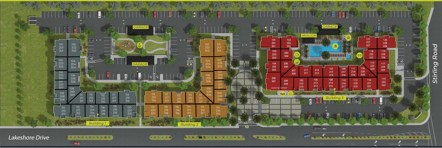 top view site plan 104