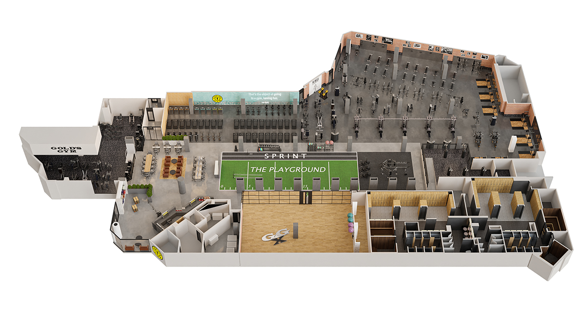 3D Floor plan top view 112 2D & 3D Floor Plan Services