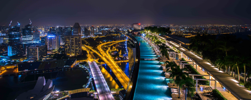 Marina Bay Sands Architecture - City view