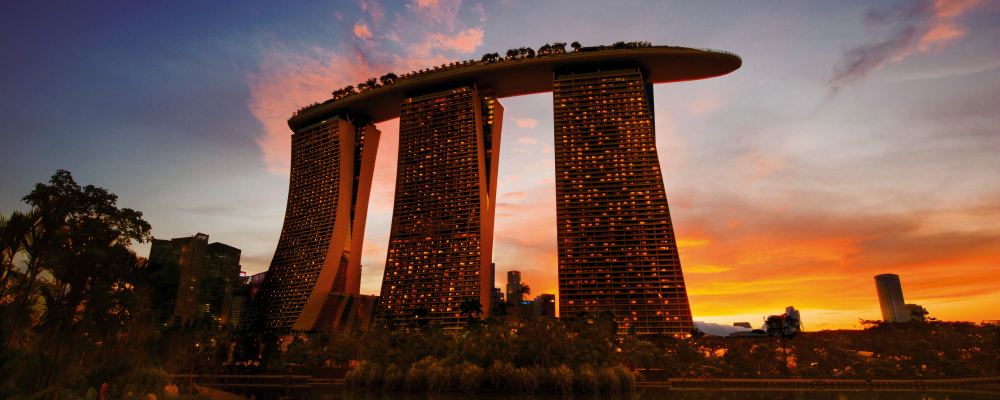 Marina Bay Sands Sunset View