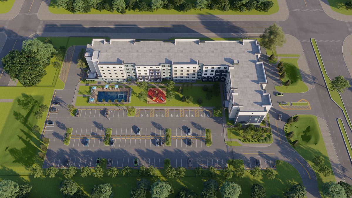 top view site plan 107