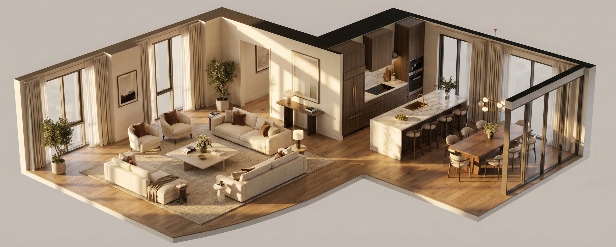 2D vs 3D Floor Plans