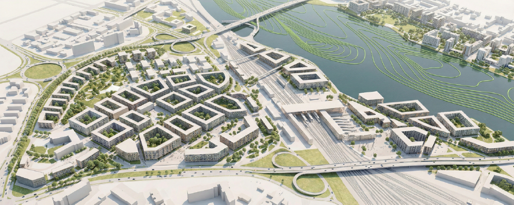 What is Master Planning? Reference image of a city master planning 