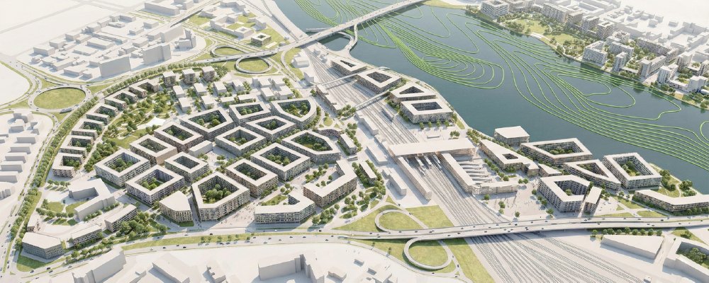 What is Master Planning? Reference image of a city master planning 